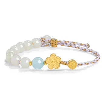 Di Su Xing Bracelets White Jade Women's