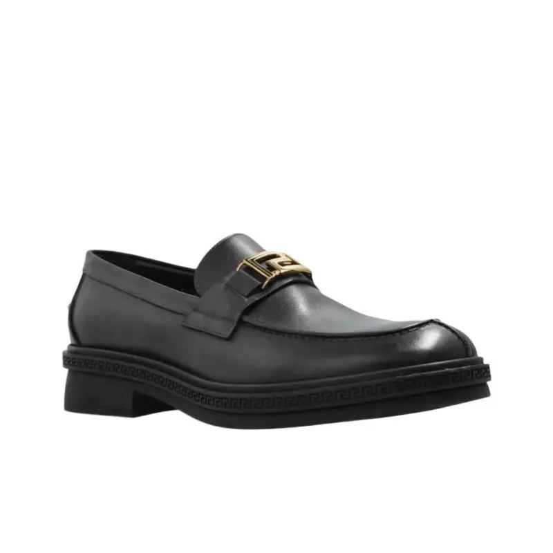 VERSACE Loafers Men Black-2