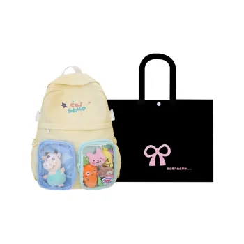 HACIN Nylon/PVC Backpack Women's Multicolor
