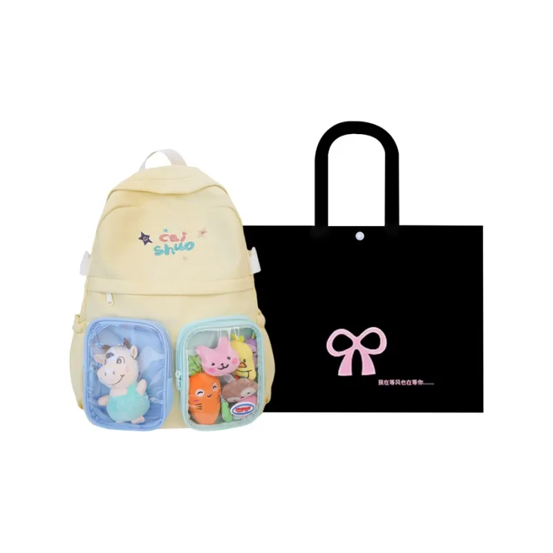 HACIN Nylon/PVC Backpack Women's Multicolor-0