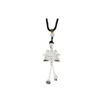 Shunqin Silver Building S999 Fine Silver Sterling Silver Necklaces Women's