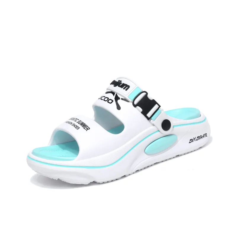 NANJIREN EVA Graffiti Slip Resistant Abrasion Resistant Cushioning Slide Slippers Unisex-1