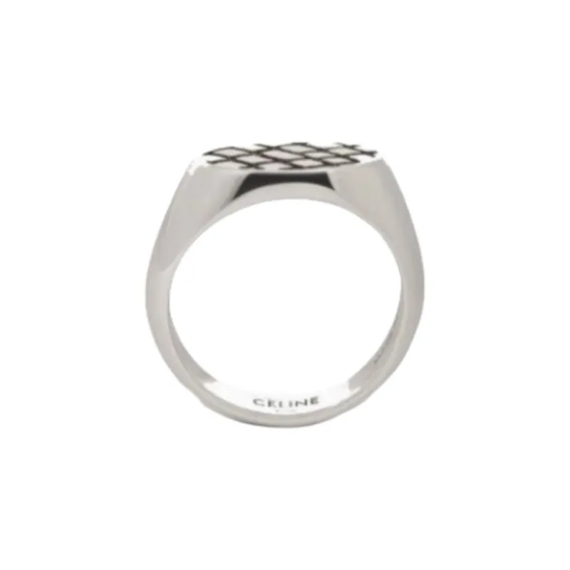 CELINE Brass Rings Unisex Silver-0