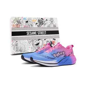 SESAME STREET Cushioned Anti Slip Wear Resistant Breathable Lightweight Low Top Casual Running Shoes Unisex