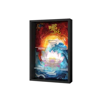 KGBOX Used For Bandai SHF Ne Zha's Magic Child Causing Chaos In The Sea Model Accessories