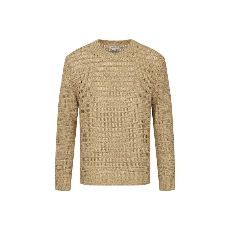 URBAN REVIVO Knitwear Men's Ginger Yellow-0