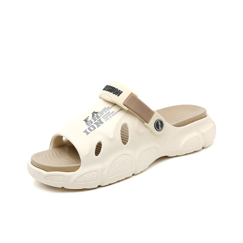 NANJIREN EVA Graffiti Slip Resistant Abrasion Resistant Cushioning Slide Slippers Men's-16