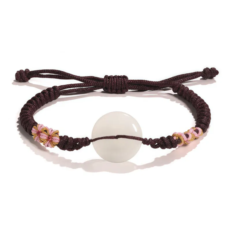 Di Su Xing Bracelets White Jade Women's-0