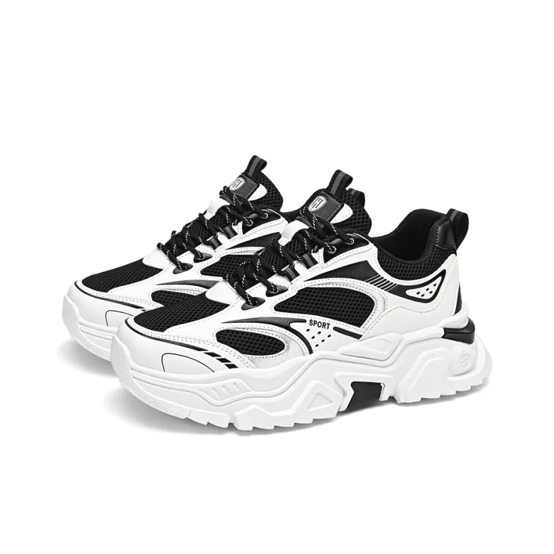 HACKBUTEER Low Top Chunky Sneakers Men's Box Included-7