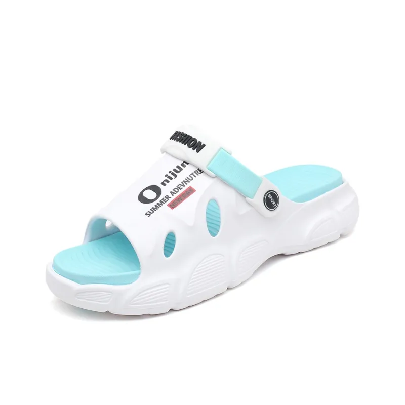 NANJIREN EVA Graffiti Slip Resistant Abrasion Resistant Cushioning Slide Slippers Men's-1