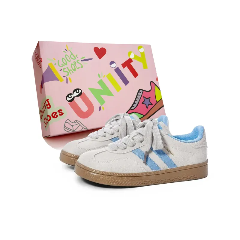 UNIITY Skateboard Shoes Women's Low Top Yellow Blue/Green Brown/Cream Blue-10