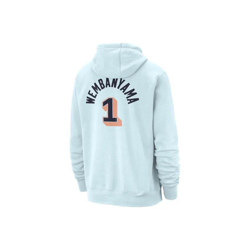 Nike x NBA Victor Wembanyama San Antonio Spurs Sweatshirt Men's Glacier Blue-1