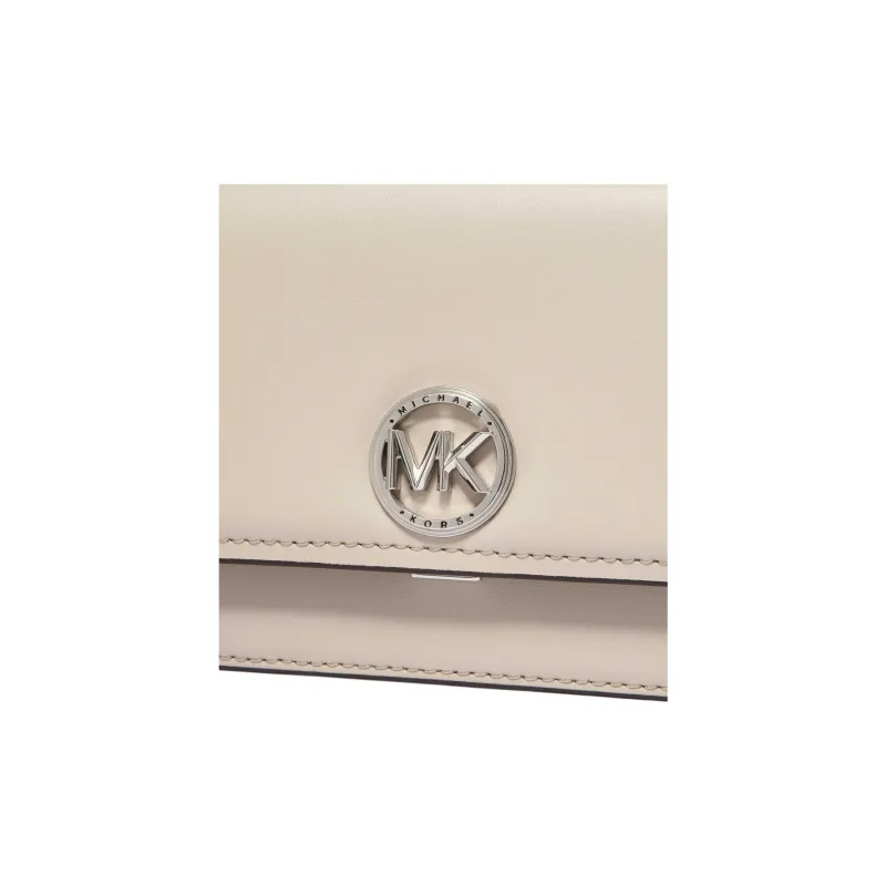 MICHAEL KORS Delancey Split Cow Leather One Shoulder Handbag Trumpets Women's Light Sand-3