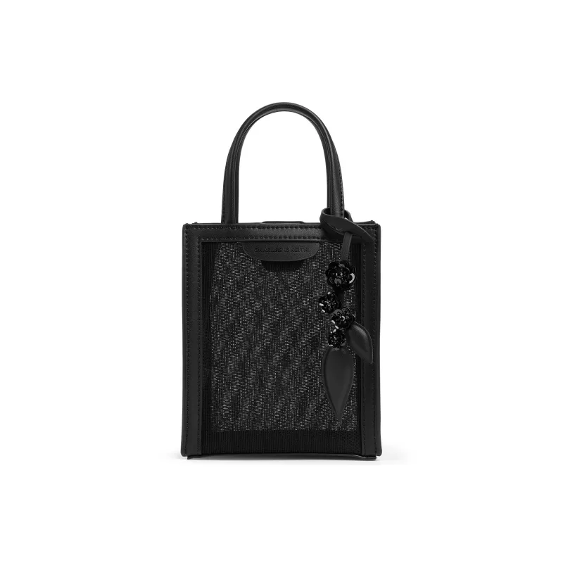 CHARLES&KEITH Fabric Handbag, Shoulder Bag Trumpets Women's Blossom Pink/Light Pink/Jet Black-0