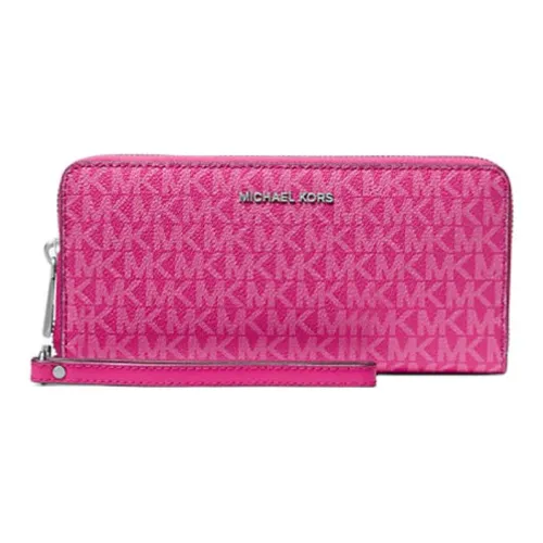 MICHAEL KORS Coated Canvas Wallet Large Size Women's Dragon Fruit