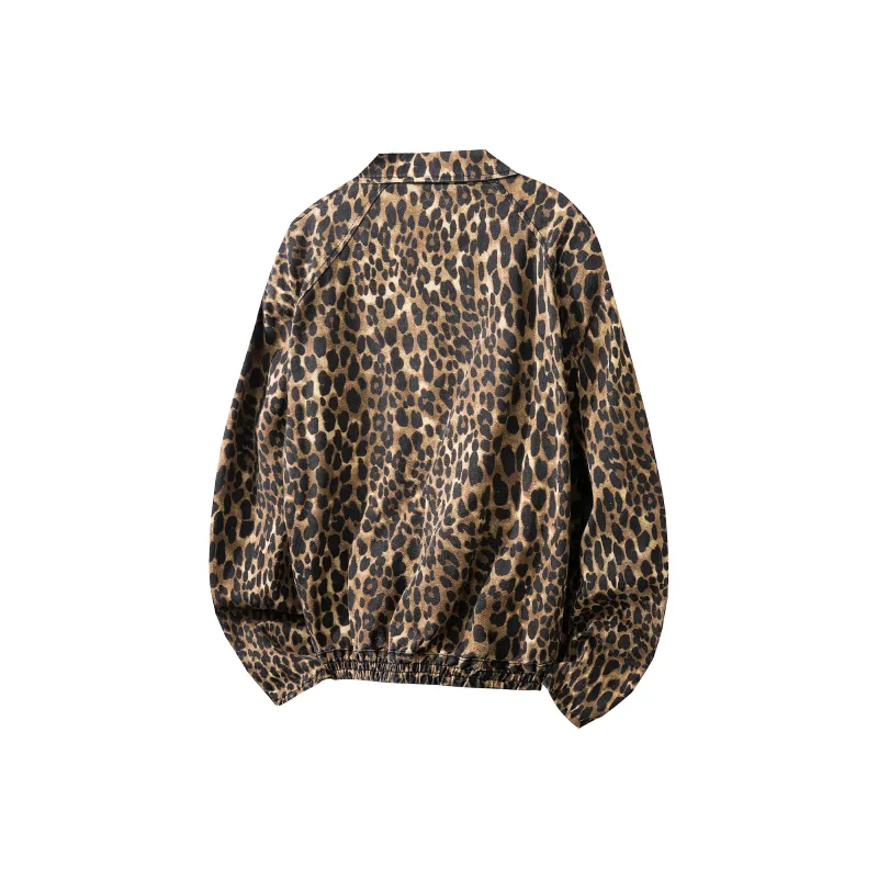 SCRM Jackets Unisex Leopard Print-1