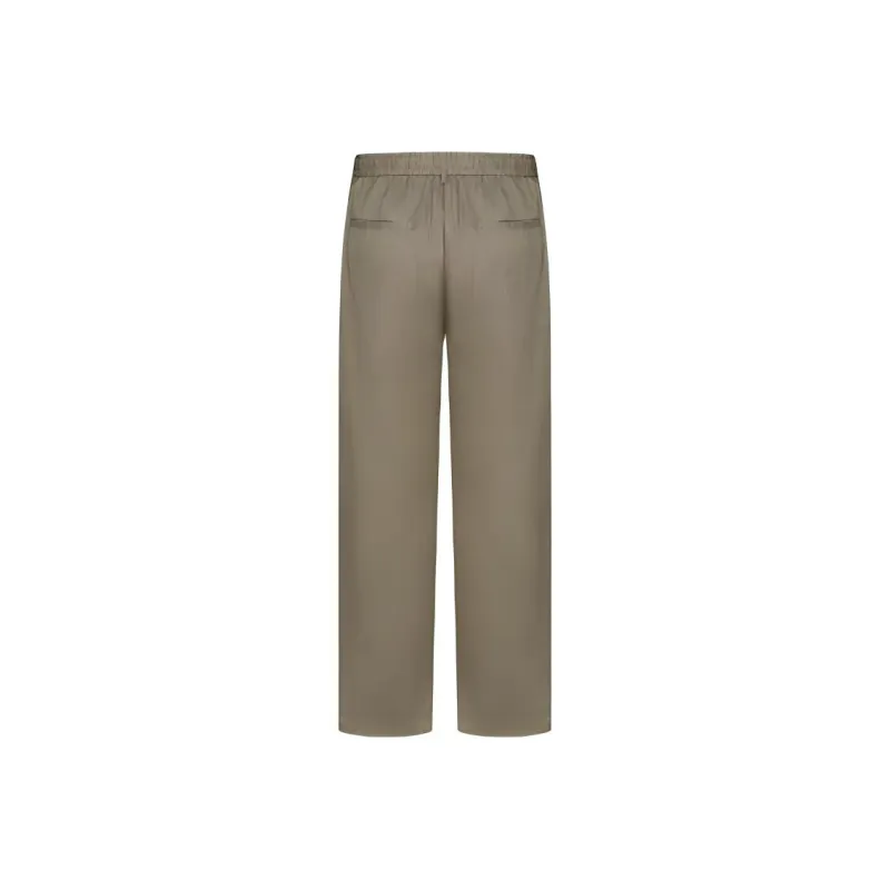 URBAN REVIVO Casual Pants Men's Dark Coffee Brown-1