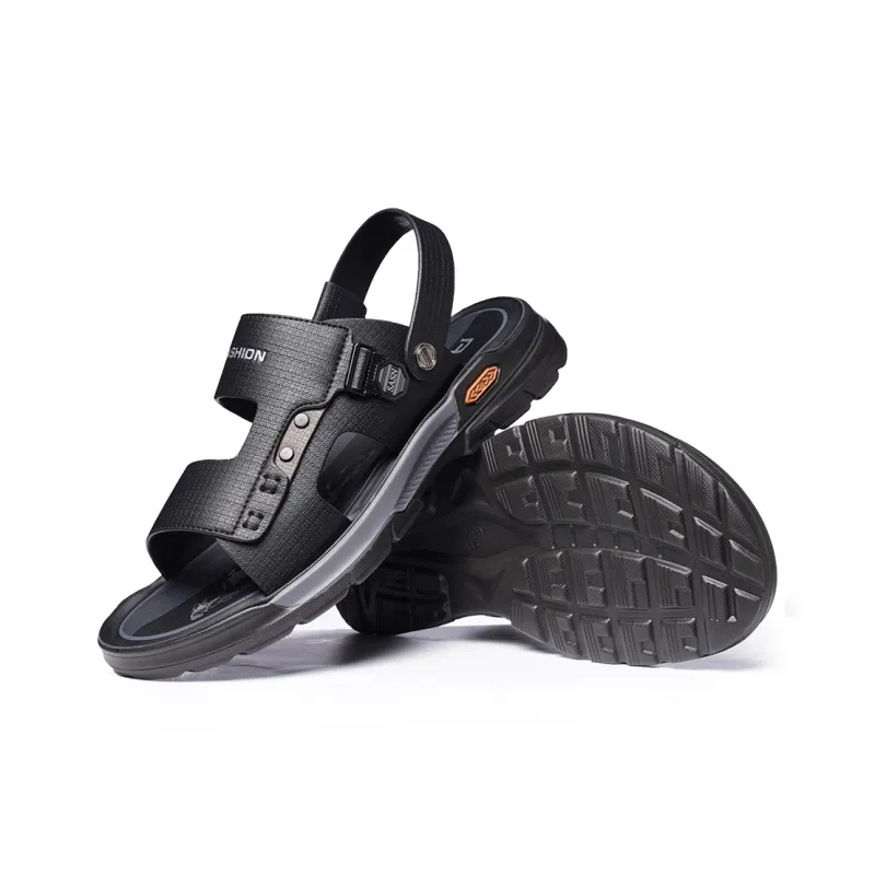 Ritai Beach Sandals Men Brown-3