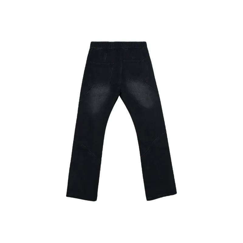 Menglaini Jeans Unisex Black-1
