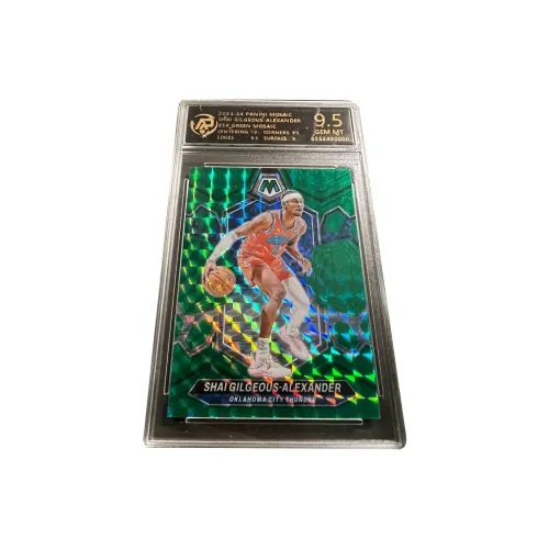 PANINI Thunder Alexander SGA Green Mosaic Fold Holographic Card RPA High Score Player Card Rare Card Graded Cards 1 Pc