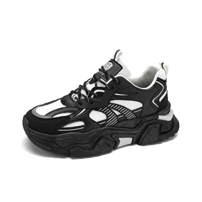 HACKBUTEER Low Top Chunky Sneakers Men's-7
