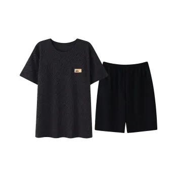 Good Fortune Pajama Set Men's Black