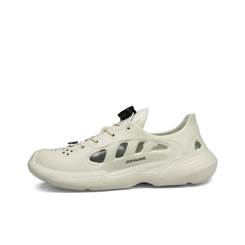 JEANSWEST Squashy And Bouncy Feeling Cut Out Fashion Minimalist Style, Dual Purpose For Outdoor And Home Use Clogs-6