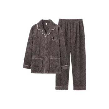 O'MESIK Pajama Set Men's Dark Gray