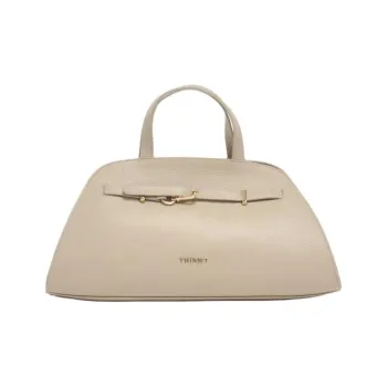 TWINSET MILANO Leather One Shoulder Handbags Women's Light Beige