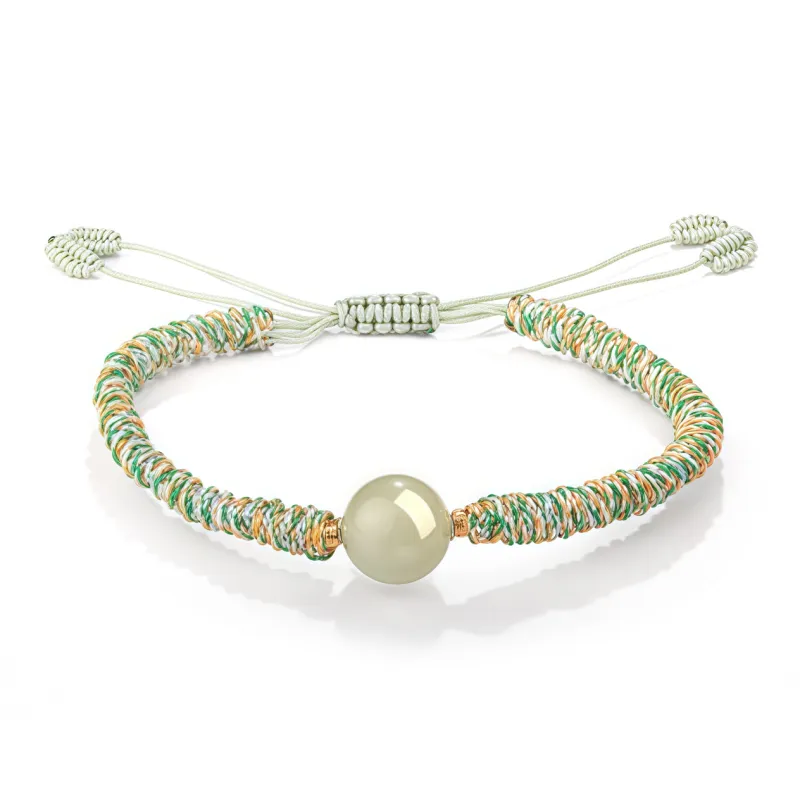 Di Su Xing Bracelets White Jade Women's-0