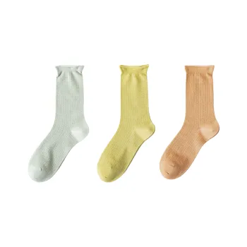 Cheemy Free Mid Calf Socks Women's 3 Pack
