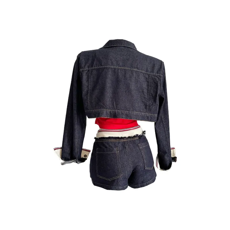 Icicofficial Casual Suit Women's Dark Blue-1