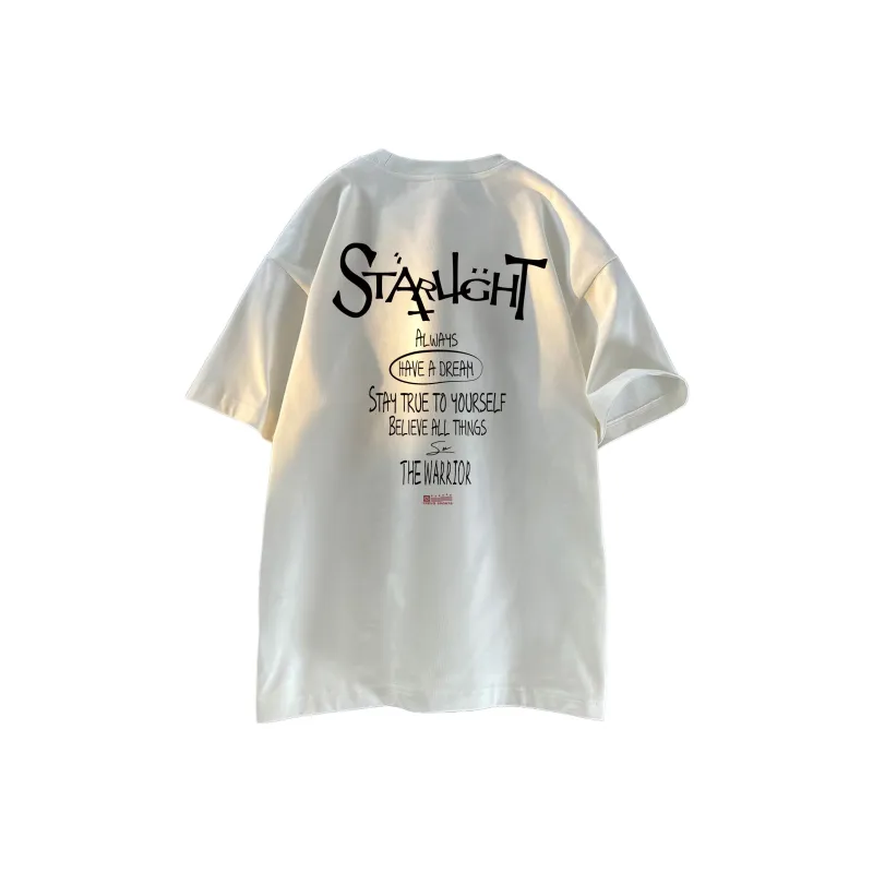 Warrior Huichao Riding The Wind Collection T Shirt Unisex White-1