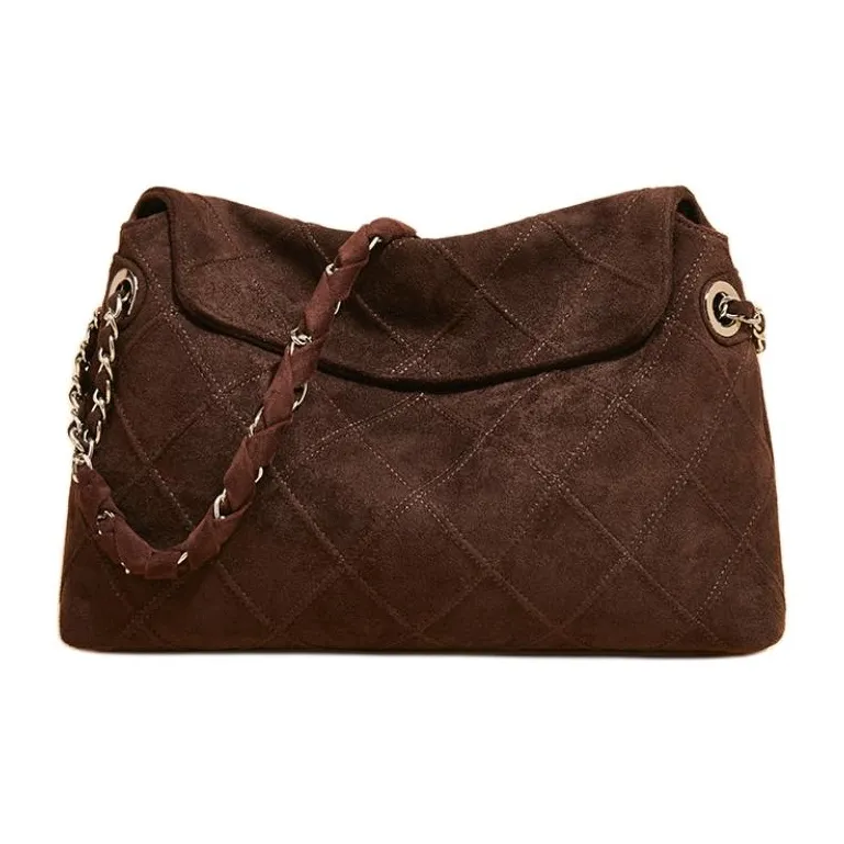 Old Man's Head Fabric Shoulder Bag Regular Women's Multicolor-2