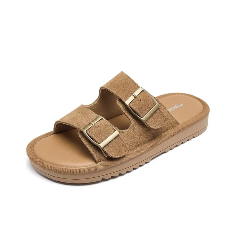 AGSDON Quiet Slide Slippers 2.5cm Women's-1