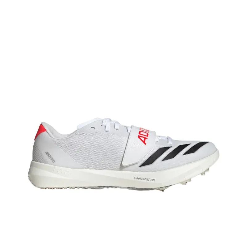 Adidas Adizero TJ/PV Track And Field Cloud White Core Black Lucid Red-1