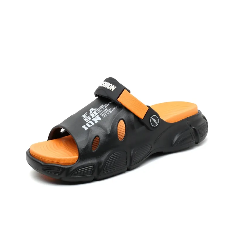 NANJIREN EVA Graffiti Slip Resistant Abrasion Resistant Cushioning Slide Slippers Men's-6