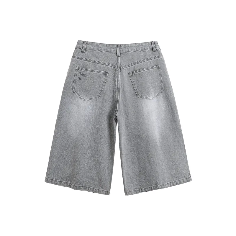SCRM Denim Shorts Unisex-15