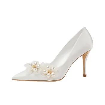 Houseofavenues Slim Heel High Heels Women's White