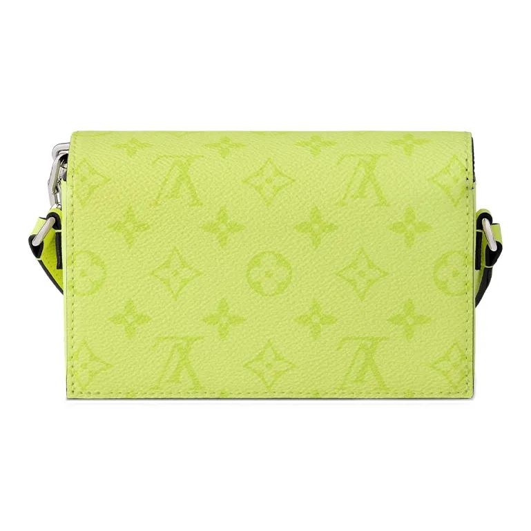 LOUIS VUITTON Steamer Coated Canvas Shoulder Bag Men's Lemon-2