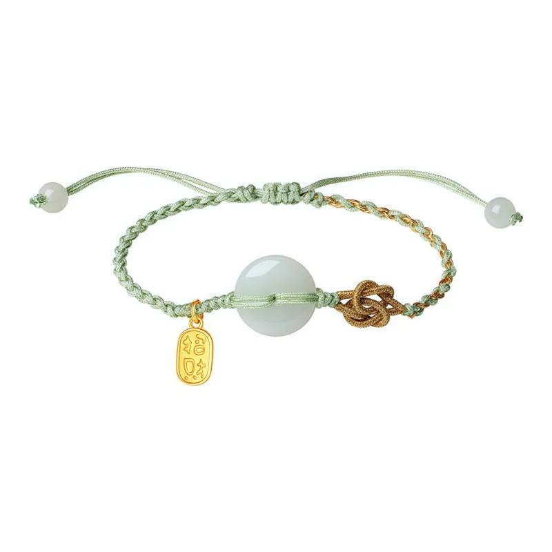 Di Su Xing Bracelets White Jade Women's-0
