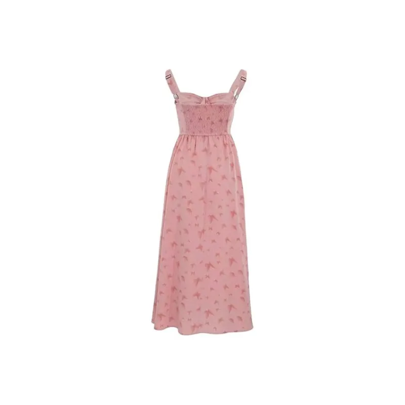 HUINIAN Slip Dresses Women's Pink-1