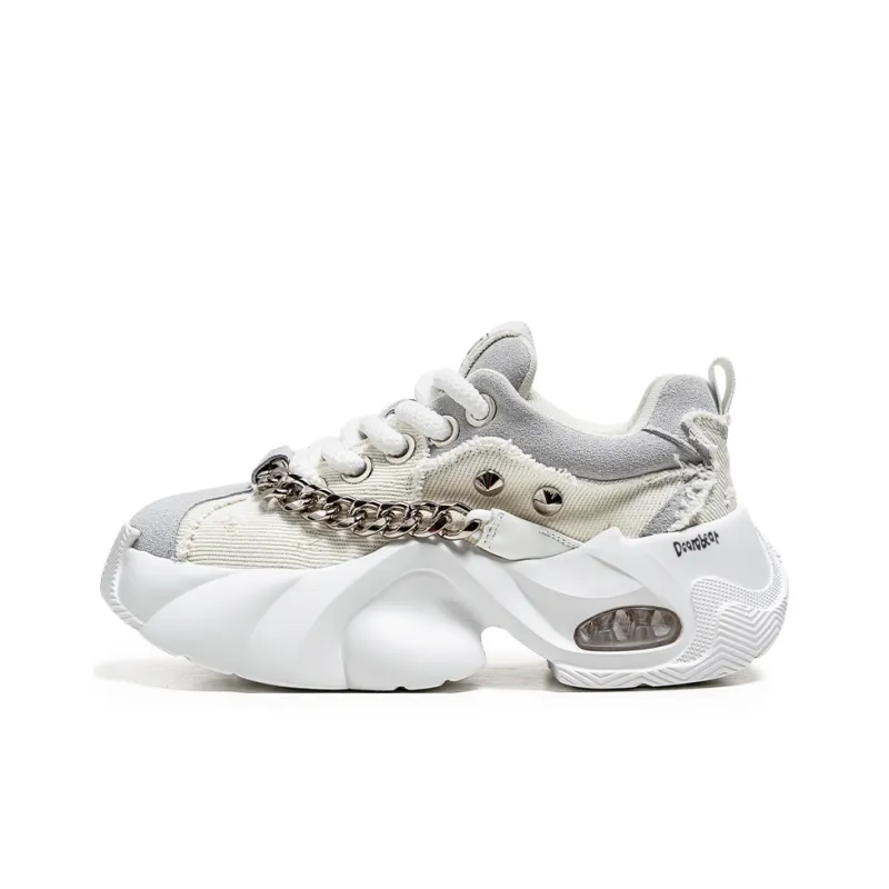 Budding Bear Slip Resistant, Abrasion Resistant, Lightweight, Height Increasing Low Top Chunky Sneakers Men's-0