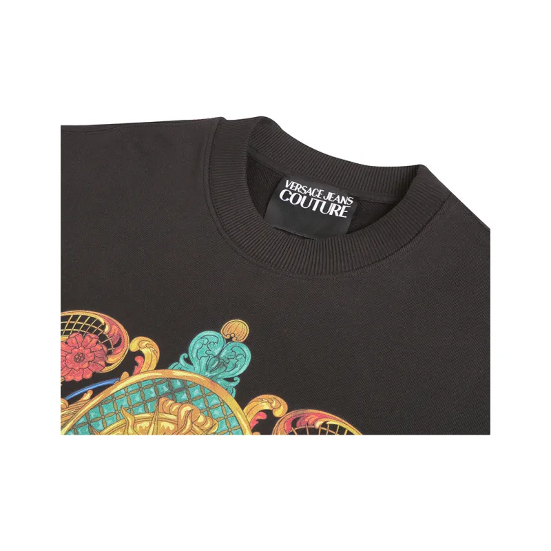 VERSACE JEANS COUTURE SS22 Sweatshirt Men's Black-2