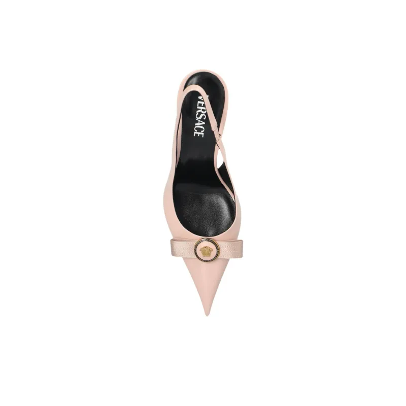 VERSACE Slim Heel High Heels Women's Pink-3