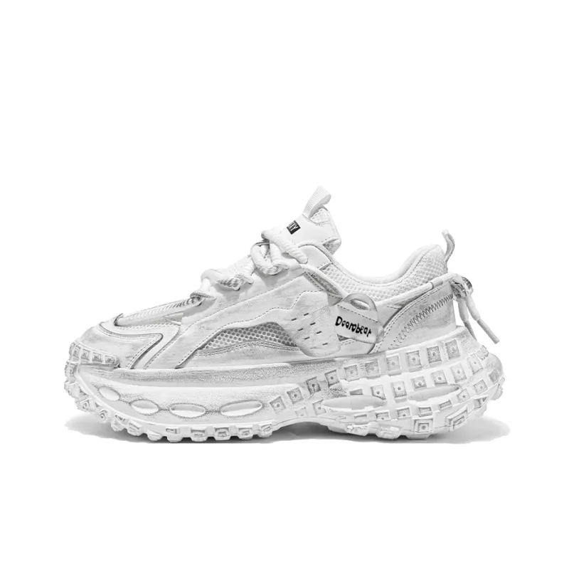 Budding Bear Anti Slip Wear Resistant Breathable Height Increasing Low Top Chunky Sneakers Men's-13