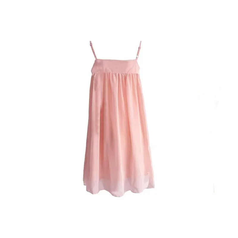 SECFLY OFFICIAL Sleeveless Dress Women's Pink-1