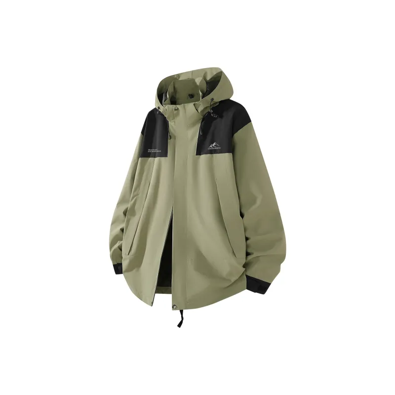 Kepu Keep Warm From The Wind Windbreaker Jacket Unisex Black-4