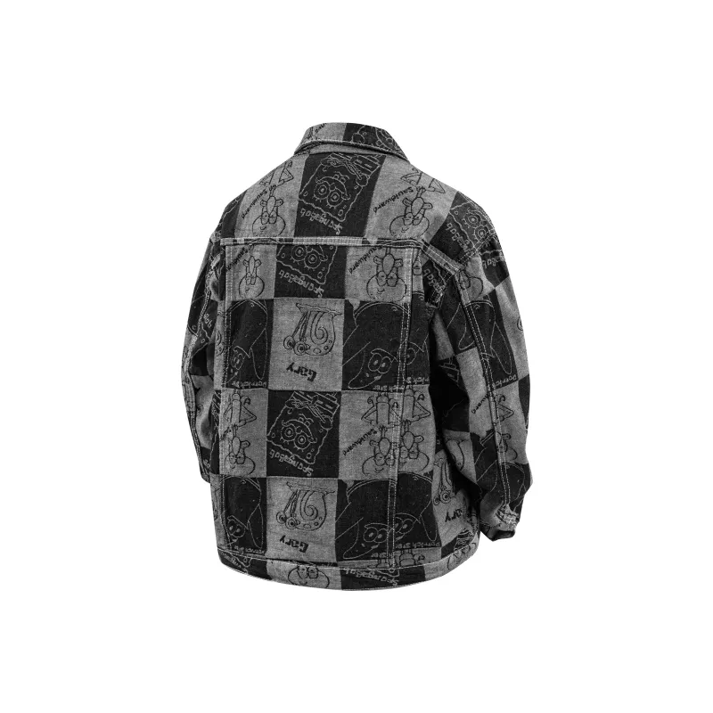KAIPAINEN Denim Jacket Unisex Black-1