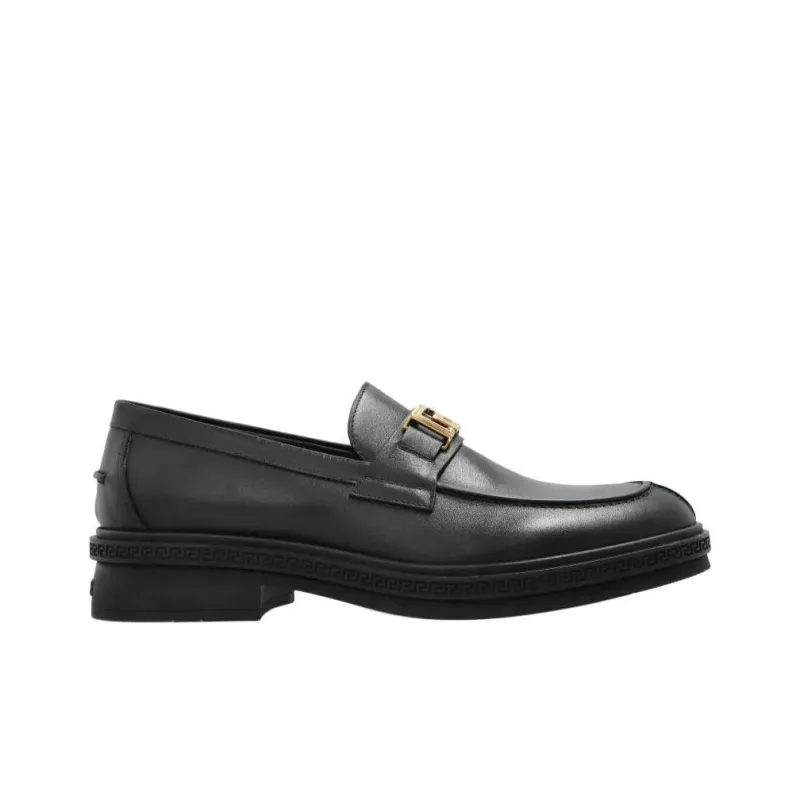 VERSACE Loafers Men Black-1